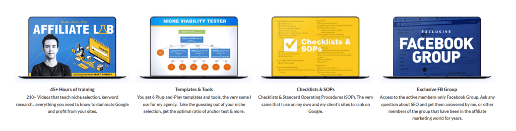 Affiliate Labe - What you get with your purchase examples