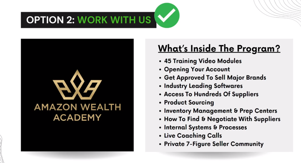 Benefits of working with Amazon Wealth Academy