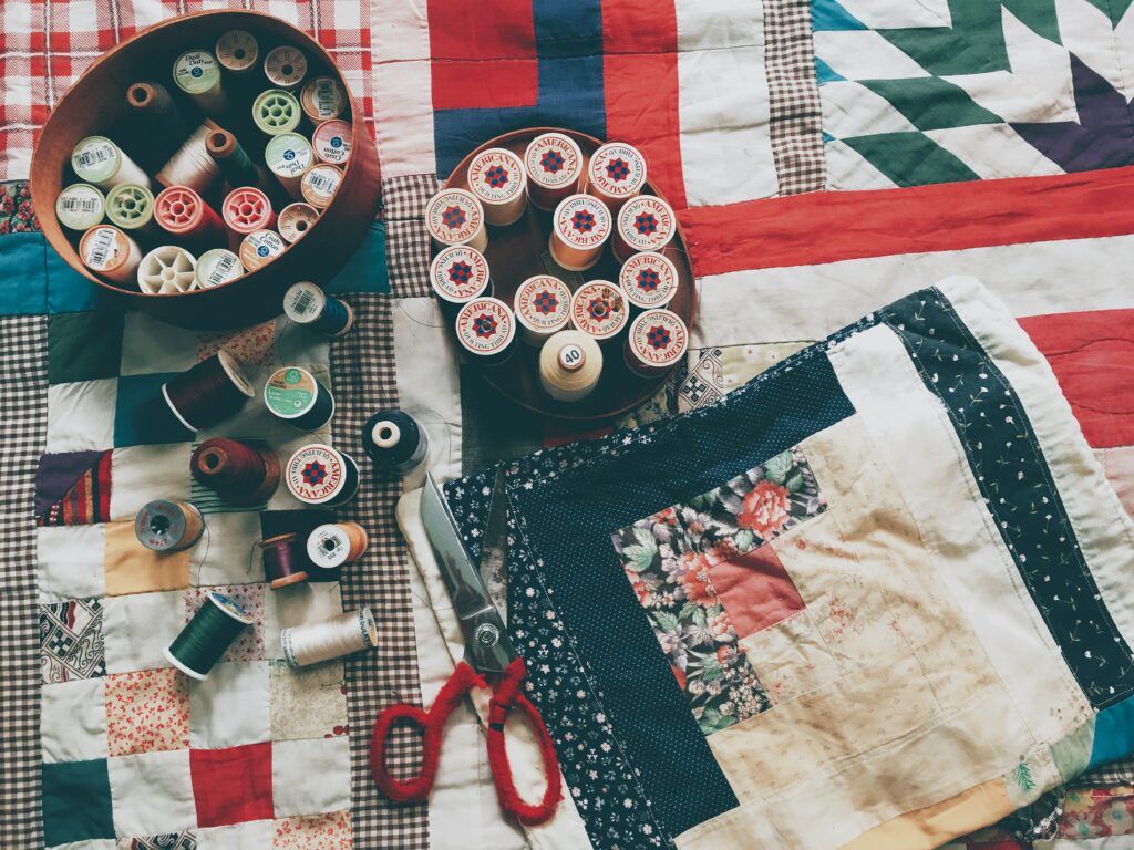 Crafts - image of sewing and crafting supplies