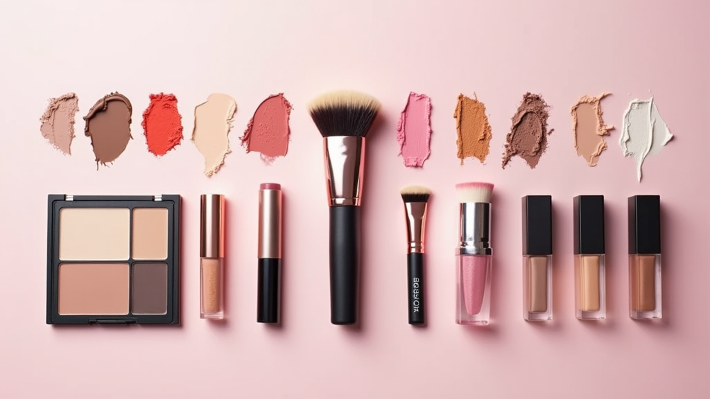 Makeup Tools Arrangement